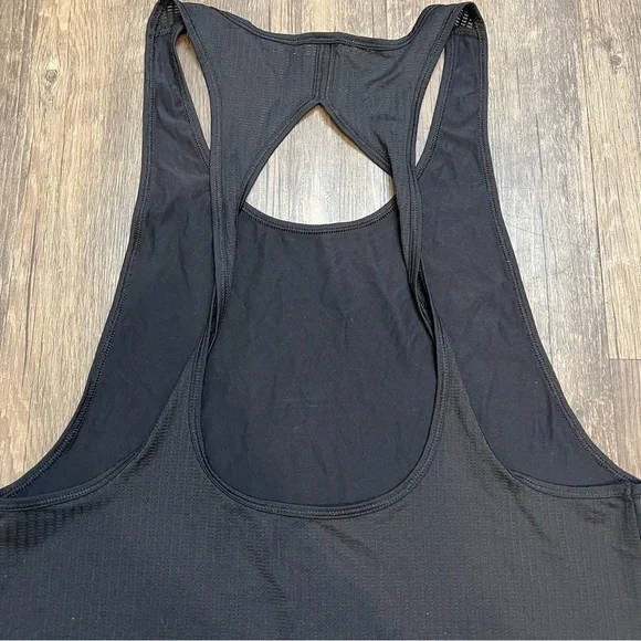 Women’s F21 Black Racer Back Workout Shirt Open Back Relax Fit Size XS - Picture 5 of 8